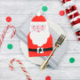 Christmas Santa Shaped Paper Party Napkins, thumbnail 3 of 6