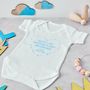 Personalised First Mother's Day Baby Grow, thumbnail 2 of 8