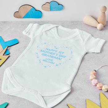 Personalised First Mother's Day Baby Grow, 2 of 8