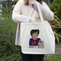 Design Your Own Personalised Cat Lady Shopping Bag Gift, thumbnail 4 of 12