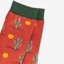 Men's Desert Cactus Bamboo Socks, thumbnail 3 of 5