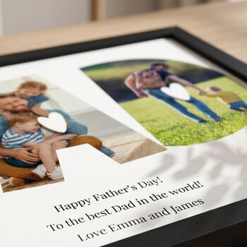 Dad Photo Collage Print Fathers Day Gifts, 5 of 9
