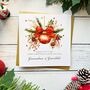Handmade Red Bauble Christmas Card For Any Recipient, Customisable, thumbnail 6 of 6