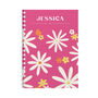 Personalised Bright Flowers Combined Diary And Notebook, thumbnail 7 of 12