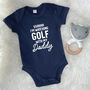 Watching Sport With Daddy Personalised Sports Babygrow, thumbnail 7 of 11