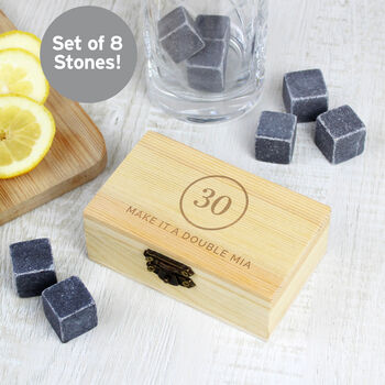 Personalised Birthday Whisky Cooling Stones, 4 of 5