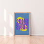 Aries Typography Zodiac Print, thumbnail 2 of 6