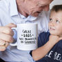 'Great Dads Get Promoted To Grandad' Mug, thumbnail 3 of 12