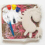 Paint Your Own Ceramic Unicorn Wall Hanger, thumbnail 2 of 4
