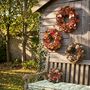 Autumn Floral Door Wreath Collection, thumbnail 1 of 7