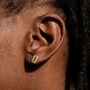 18ct Gold Cassette Tape Stud Earrings, thumbnail 1 of 5