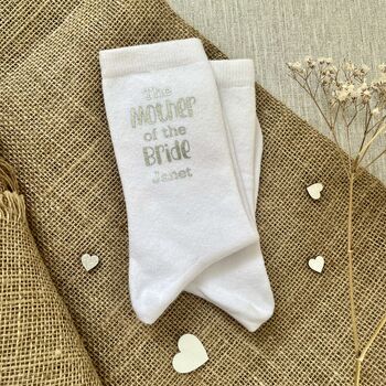 Mother Of Bride/Groom Wedding Socks, 4 of 4