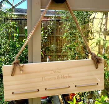 Herb And Flower Drying Rack, 2 of 3