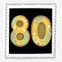 Hand Iced 80th Birthday Biscuit, thumbnail 1 of 3