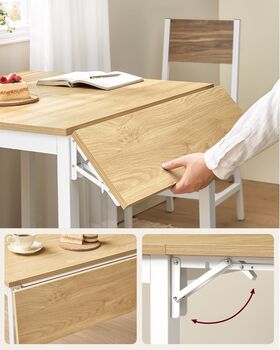 Extendable Folding Dining Table For Small Spaces, 4 of 10