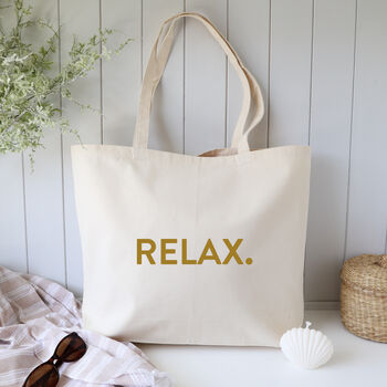 Relax Holiday, Beach, Pool, Yoga Tote Bag, 6 of 7