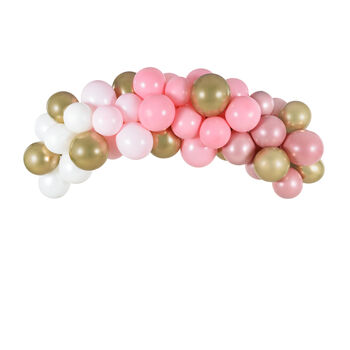Pink And Gold Balloon Arch, 2 of 2