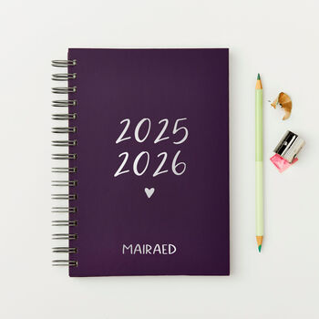Personalised Script 2025/26 Mid Year Diary, 2 of 10