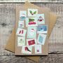 Welsh Illustrated Christmas Postage Stamp Card, thumbnail 6 of 6