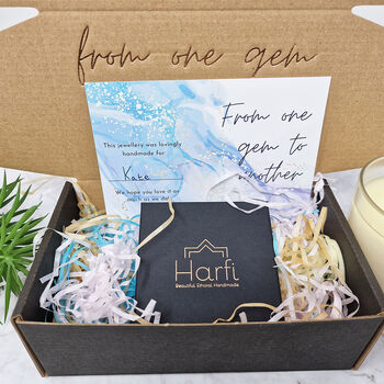 Mini Blue Evil Eye Protection Charm Necklace, 4 of 4