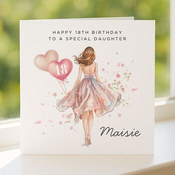 18th Birthday Card Custom For Daughter, 4 of 7