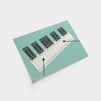 Xylophone Print | Glockenspiel Music Poster, 2 of 9