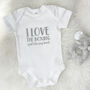 Father And Child Love … Personalised Babygrow, thumbnail 9 of 10