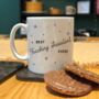 Best Teaching Assistant Ever Scattered Stars Mug, thumbnail 1 of 2