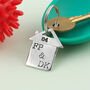 Personalised Housewarming Gift Couples New Home Keyring, thumbnail 2 of 6
