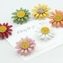 Colourful Daisy Brooch On A Bespoke Giftcard, thumbnail 3 of 12