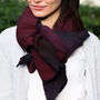 Personalised Pleated Ombre Scarf, thumbnail 3 of 11