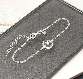 Sterling Silver Cut Out Multiple Hearts Bracelet, 2 of 4