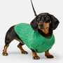 Green Mini Dachshund Knitted Jumper, thumbnail 1 of 4