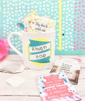Bone China Mug | Hug In A Mug | Amazing Friend! Tea Gift, 9 of 12