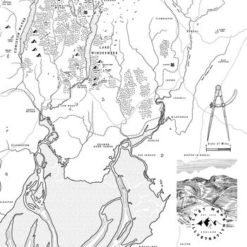 The Lake District Illustrated Map, 6 of 9