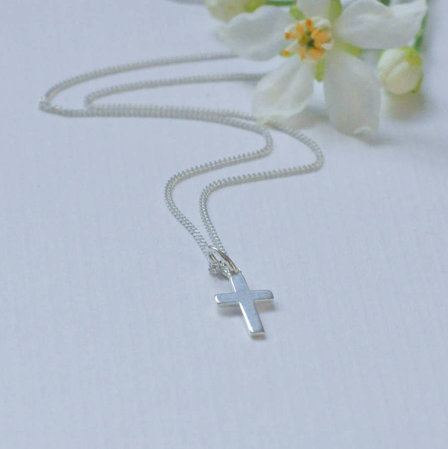 Child's Cross Necklace By Peony Love