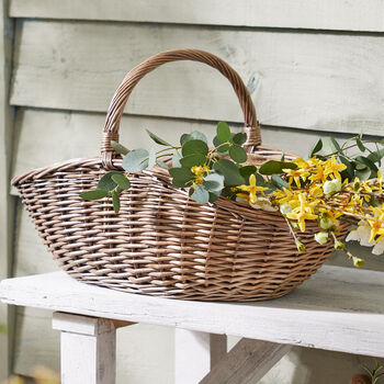 Large Antique Wash Harvesting Basket, 8 of 8