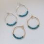 Petite Delica Hoops In Various Colours, thumbnail 1 of 12