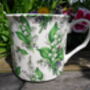 Set Of Six China Palace Mugs In Lily Of The Valley Design, thumbnail 7 of 7