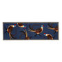 My Mat Patterned Washable My Pheasant Blue Runner 50 X 150, thumbnail 1 of 3