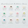 Create Your Own Family Heart Birthstone Bracelet, thumbnail 6 of 8