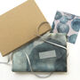 Teal Spot Print Scarf Gift Boxed With Card, thumbnail 7 of 8