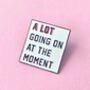 A Lot Going On Swiftie Enamel Pin Badge, thumbnail 1 of 3