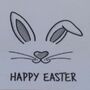 Happy Easter Cream Bunny, Gift Card And Gift Box, thumbnail 4 of 8