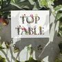Wildflower Floral Table Number Card, thumbnail 6 of 7