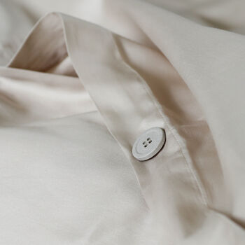Perfectly Pale Organic Cotton Sateen Bedding, 5 of 5