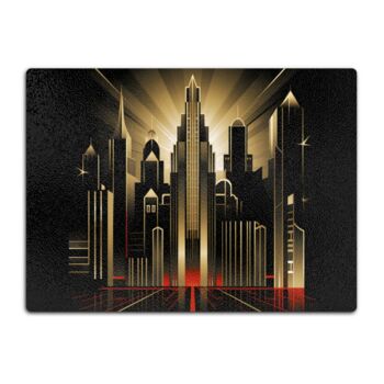 Art Deco Textured Glass Chopping Board Design One, 8 of 8