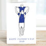 Father Son Football Card For Father's Day, thumbnail 3 of 8