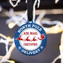 North Pole Delivery Name Christmas Decoration, thumbnail 1 of 3