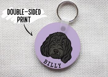 Cockapoo Dog Keyring, 3 of 6